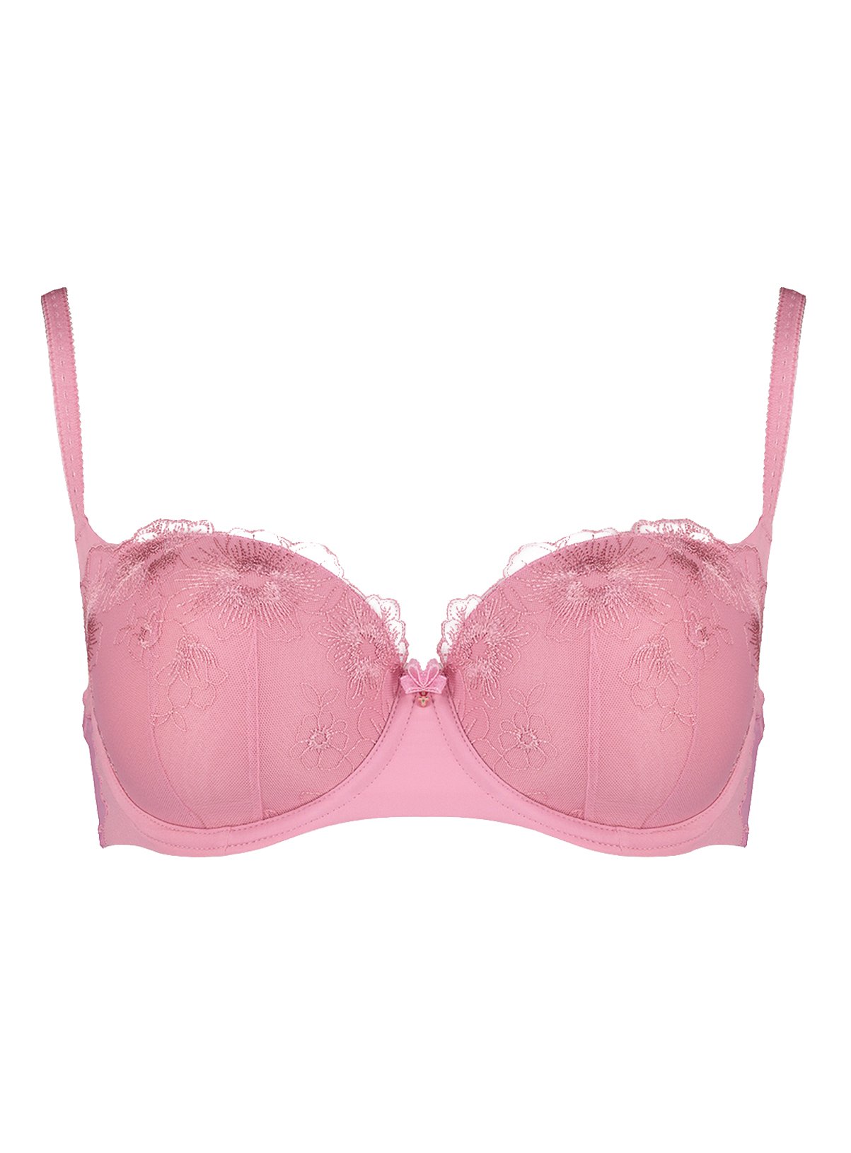 SKU July Lexi embroidery balcony:Bright Pink:36A - Image 3 thumbnail
